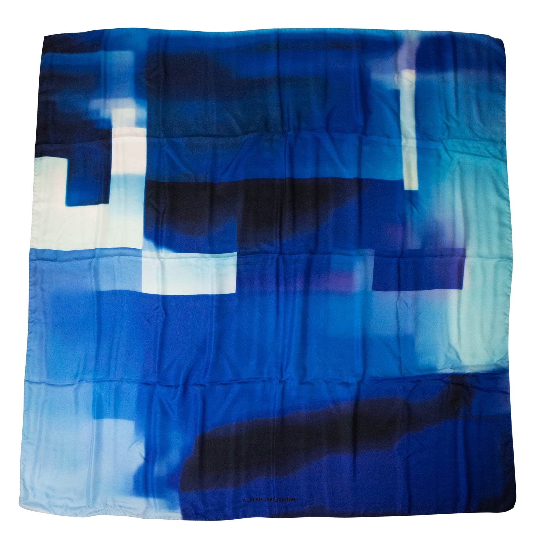 Blauer Logo Schal