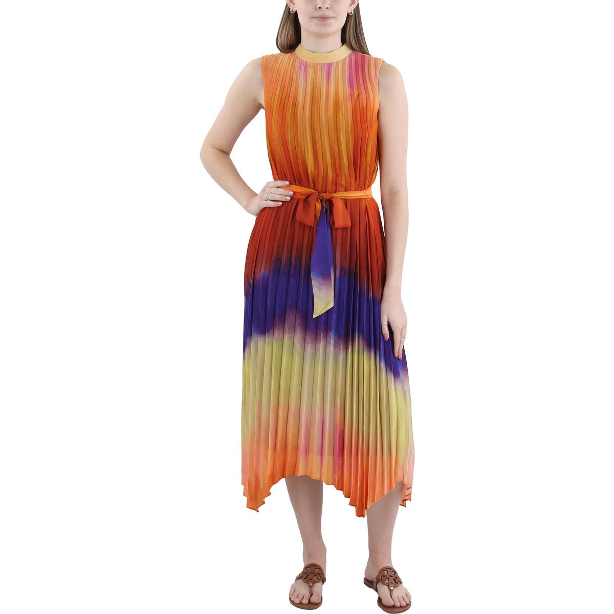 Ombre ärmelloses Midikleid