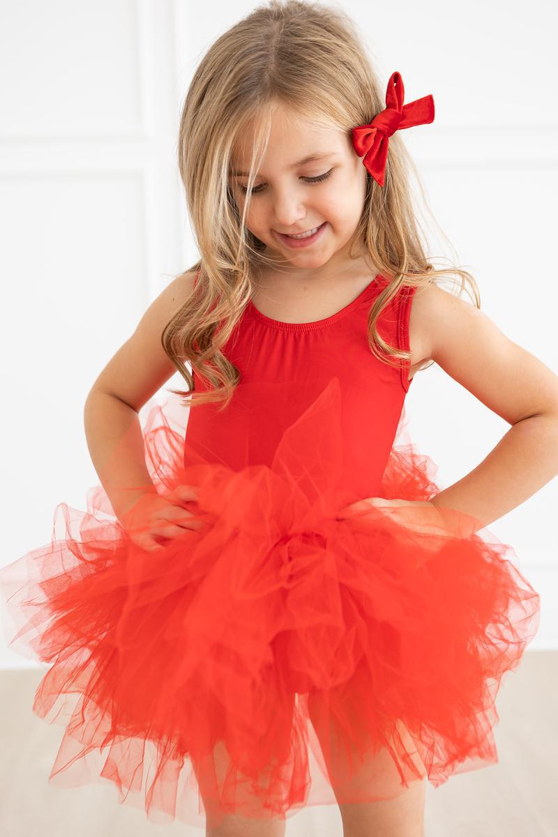 Roter Top Tutu Trikot