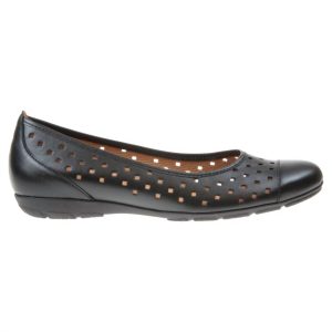Ballet Flache Schuhe in Schwarz