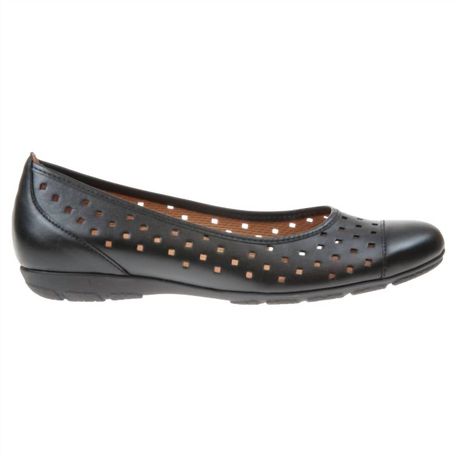 Ballet Flache Schuhe in Schwarz