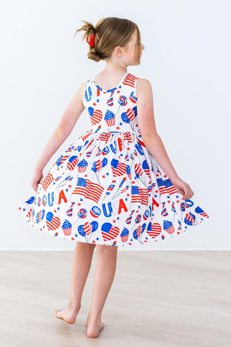 Party in den USA Top Twirl Kleid
