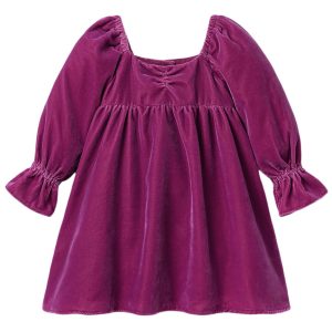 Herzförmiges Samtkleid von Janie und Jack