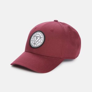 Baseballmütze mit gewebtem Aufnäher