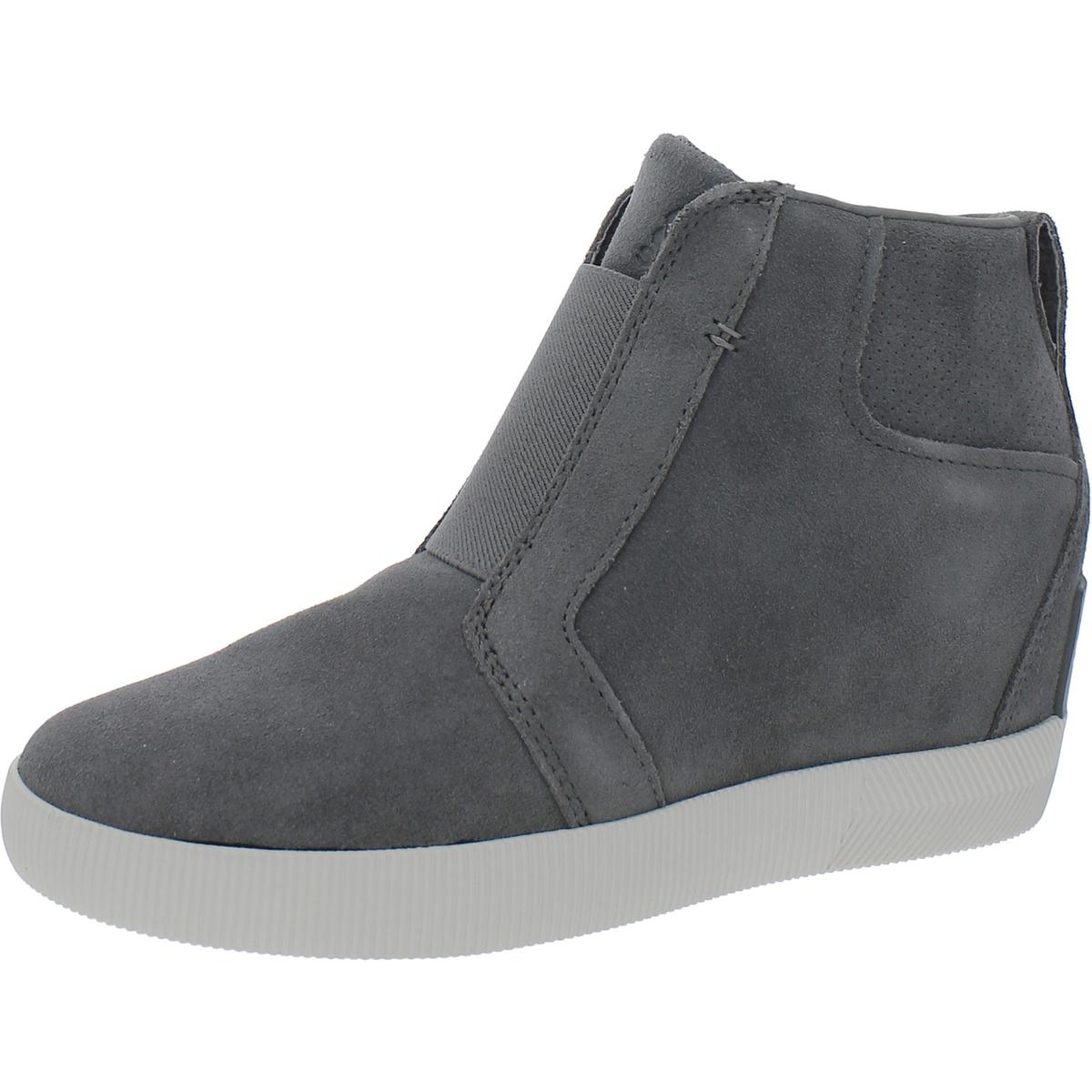 Über Wildleder Slip On Booties