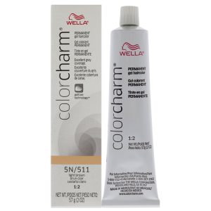 Color Charm Permanente Creme-Gel-Haarfarbe – 511 5N Hellbraun von Wella für Unisex – 2 oz Haarfarbe