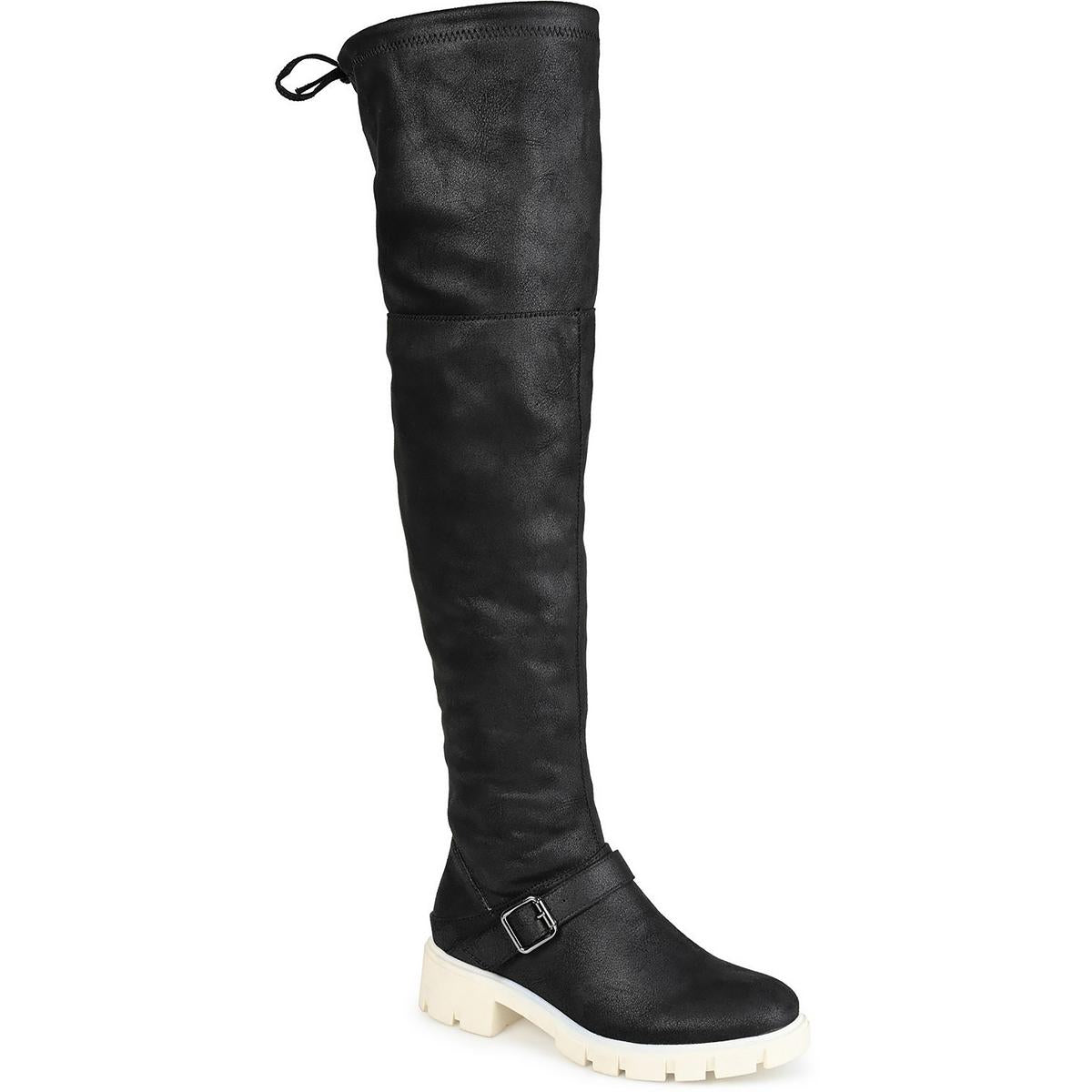 Imitat Wildleder Stiefeletten