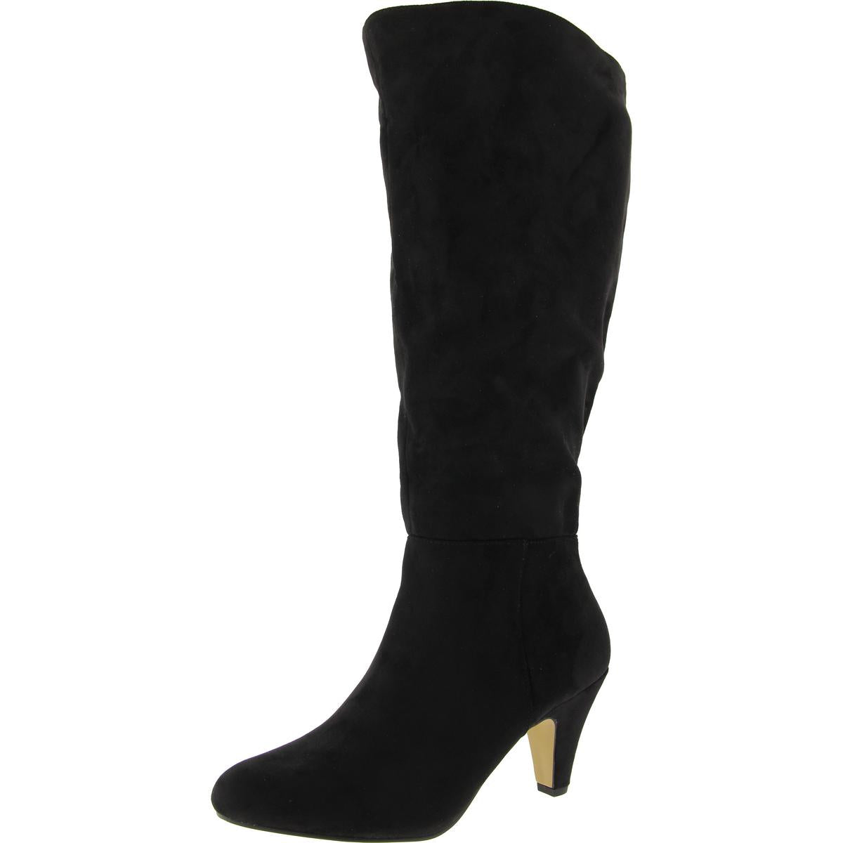 Corinne Plus Stiefel aus Wildleder mit breitem Schaft