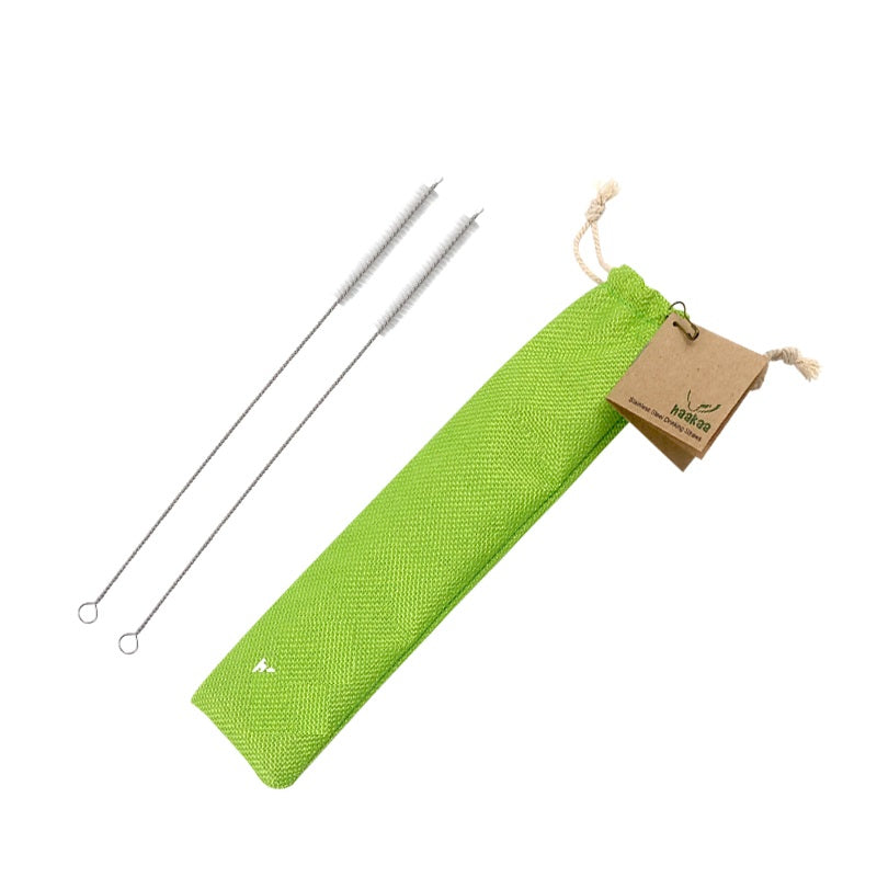 Haakaa Strohbürsten mit Leinentragetasche, 2 PK