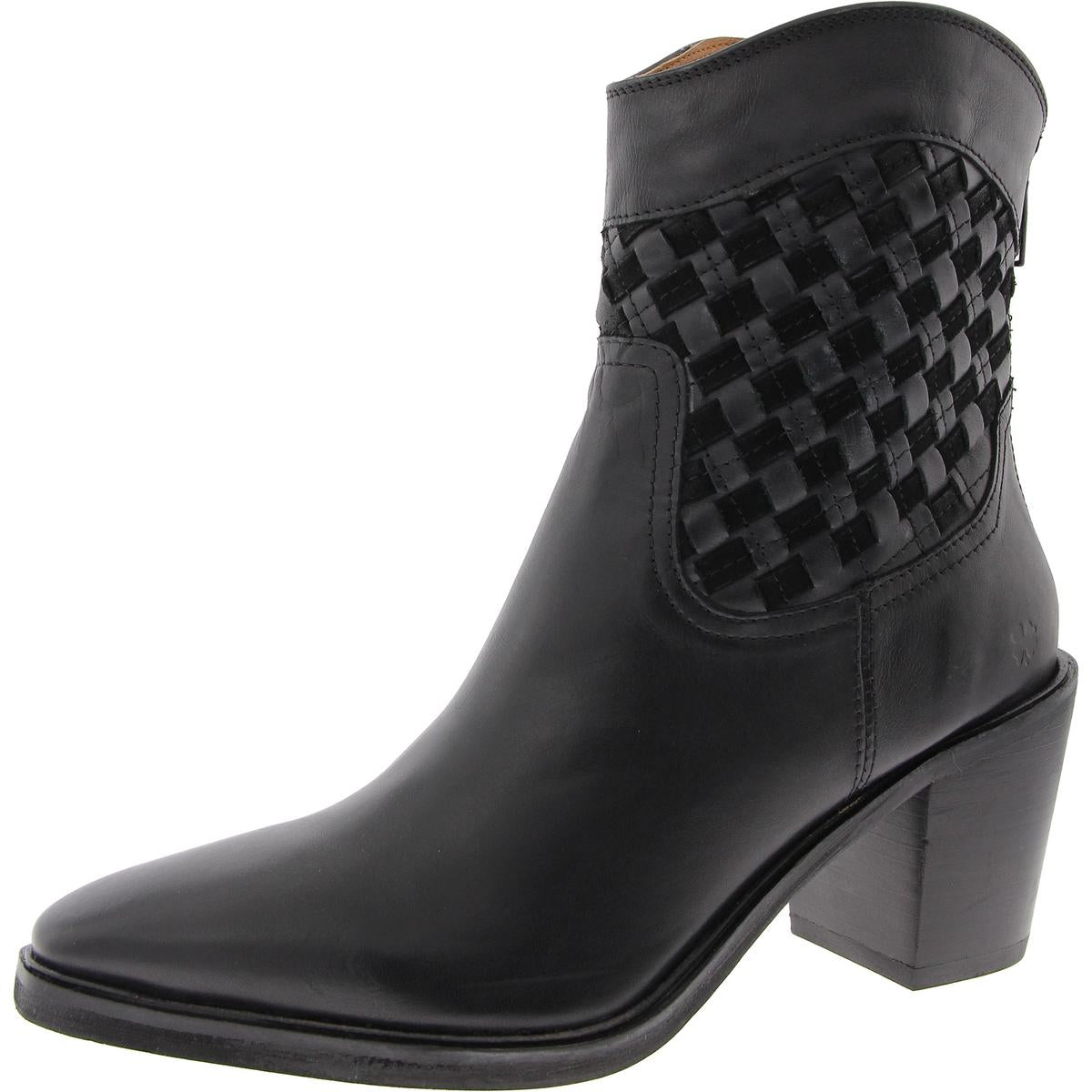 Stiefeletten aus massivem Leder