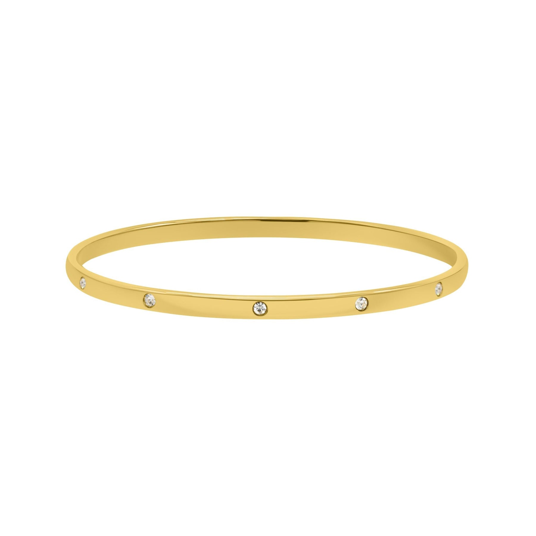 Tarnbeständiger 14k vergoldeter Armreif Stacker