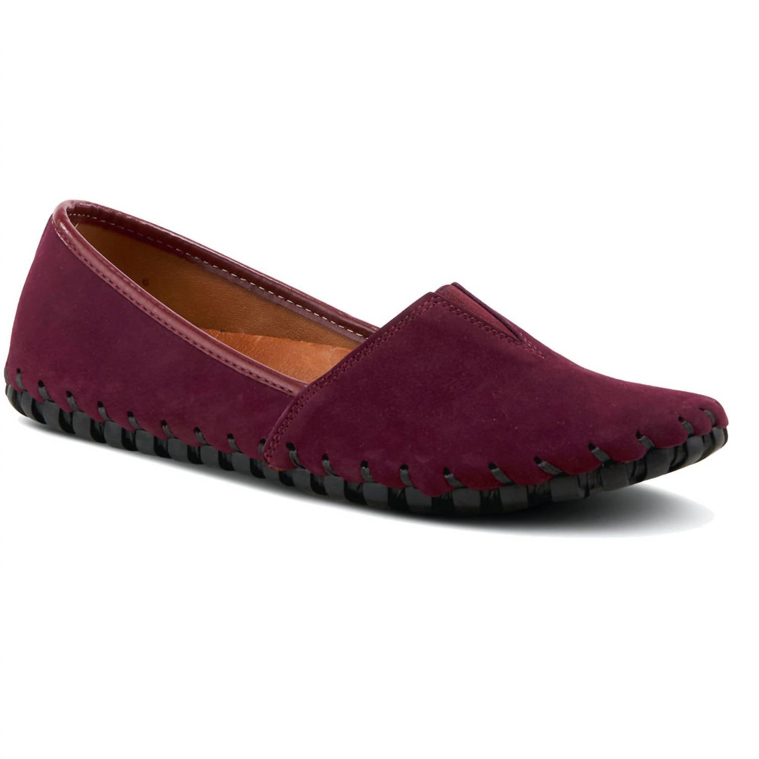 Kathaleta Schuhe in Bordeaux Wildleder