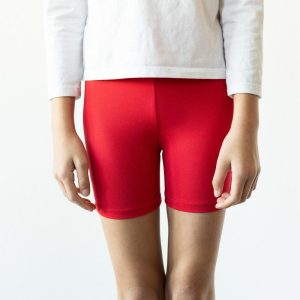 Rote Twirl-Shorts