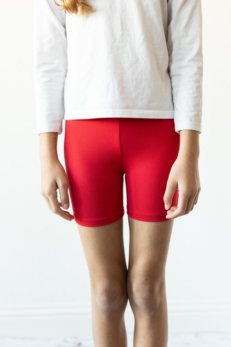 Rote Twirl Shorts