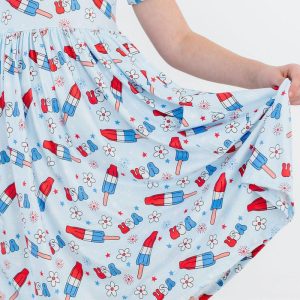 Proudly Patriotic S/S Pocket Twirl Kleid