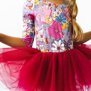 Lila „What’s Up Buttercup“ 3/4 Tutu-Trikot