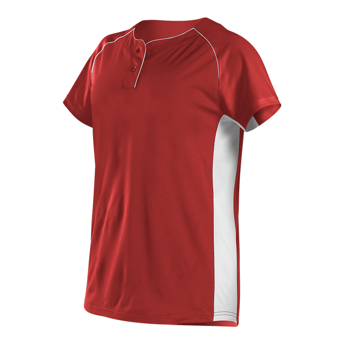 Alleson Damen Fastpitch 2 Knopf Softball Jersey