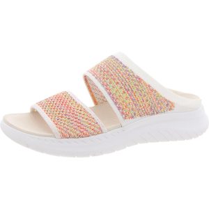 Davera gestrickte Slide-Sandalen mit gepolsterter Innensohle