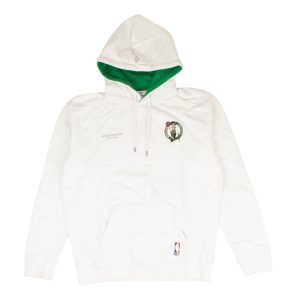 Weiße Boston Celtics Kapuzenjacke