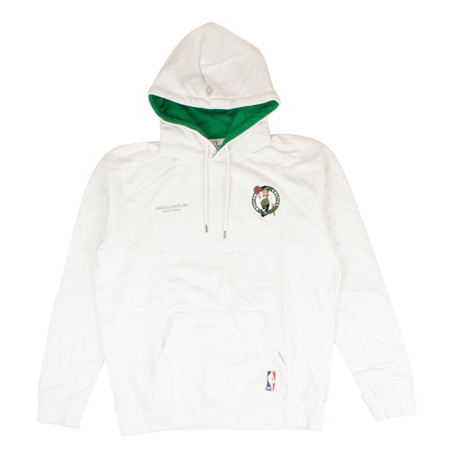 Weiße Boston Celtics Kapuzenjacke