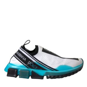 Dolce & Gabbana blaue zum Hineinschlüpfen Sorrento Sneakers Damenschuhe (Gebraucht)