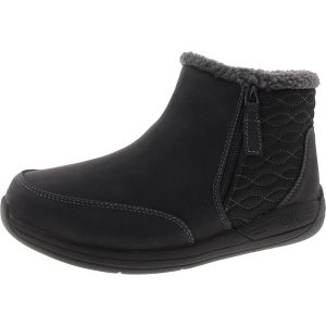 Tabby Faux Fur Kunstleder-Shearling-Stiefel