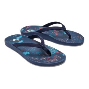 Puawe zum Hineinschlüpfen-Sandale für Damen in Marineblau 7732537098300