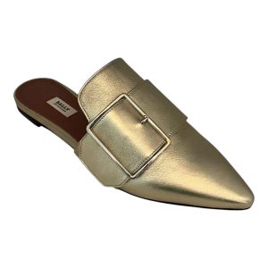 Bally Hamelin 6223284 Damen Champagne Leder Buckled Mules