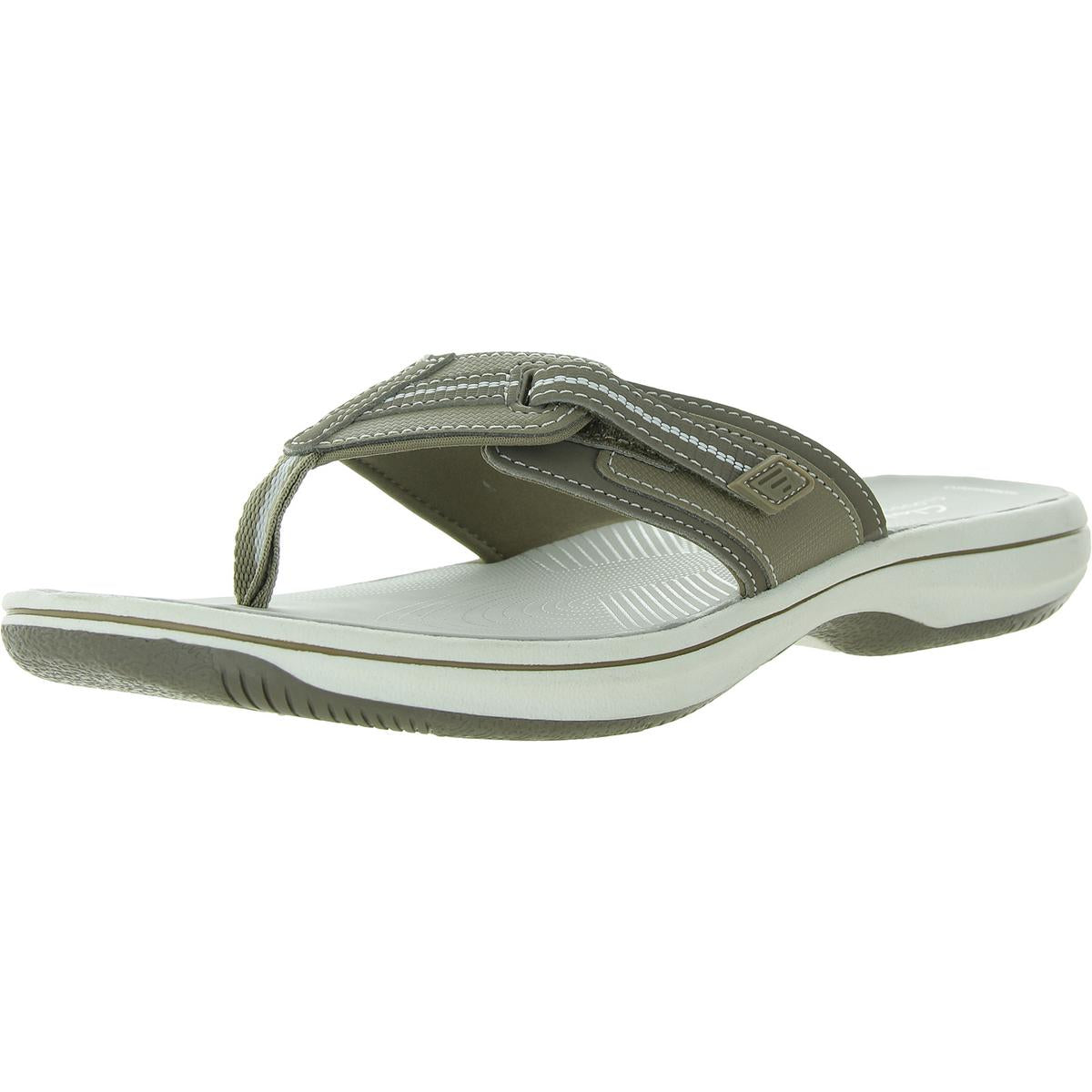 Gepolsterte Fußbett Kunstleder Flip-Flops