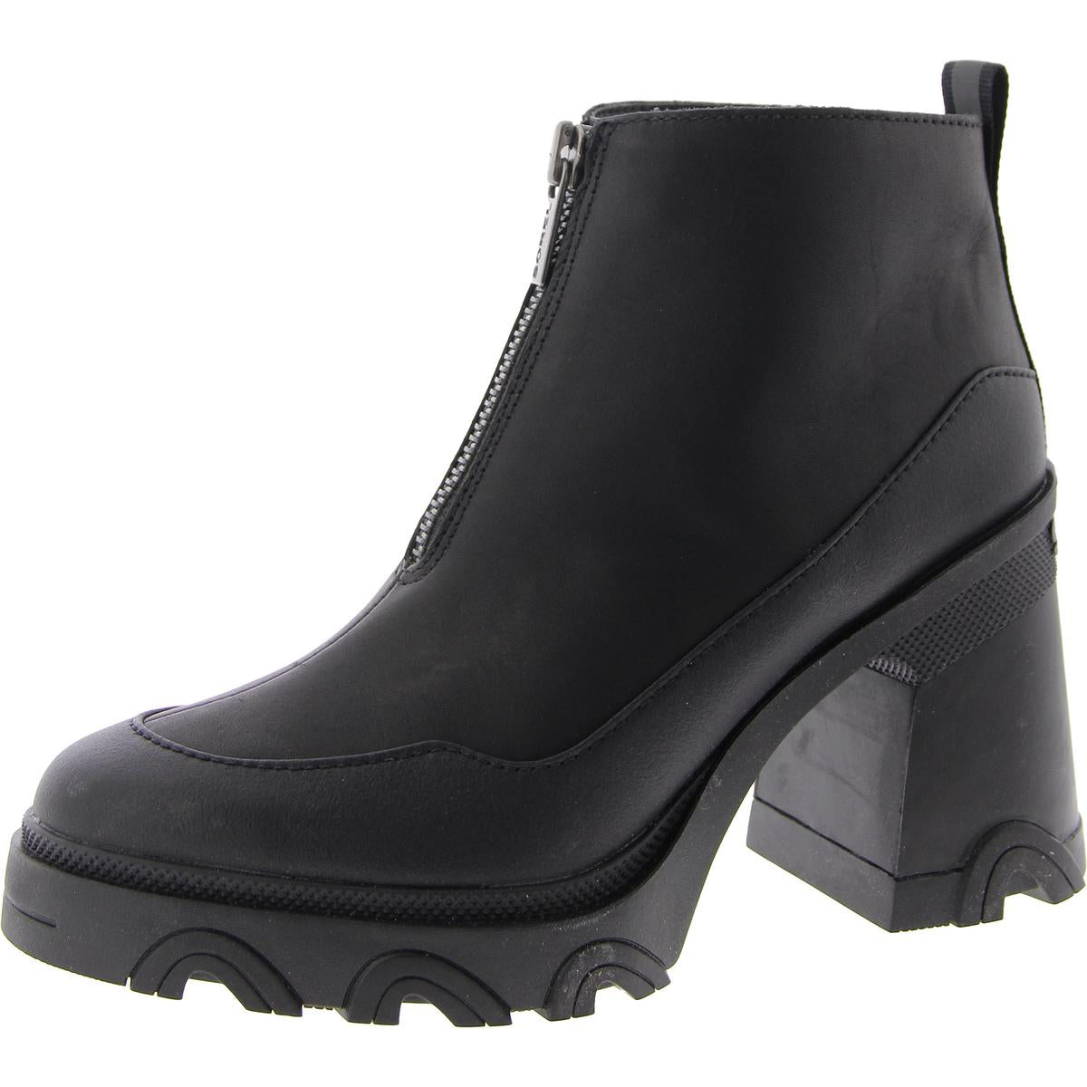 Brex Ferse Reißverschluss runde Zehe Stiefeletten
