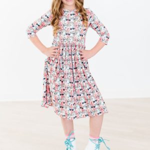 Let the Good Times Roll Pocket Twirl-Kleid