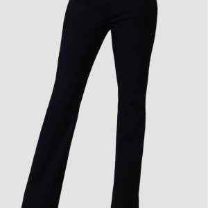 Barbara hoher Bund Jeans in Schwarz 7732539326524