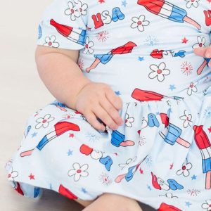 Proudly Patriotic S/S Twirl Body