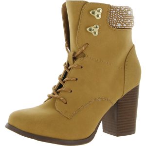 Maddie Schnürstiefeletten aus Kunstleder
