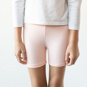 Pfirsichfarbene Twirl-Shorts