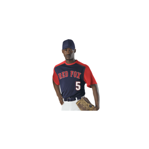 Alleson Herren Rundhalsausschnitt Baseball Jersey