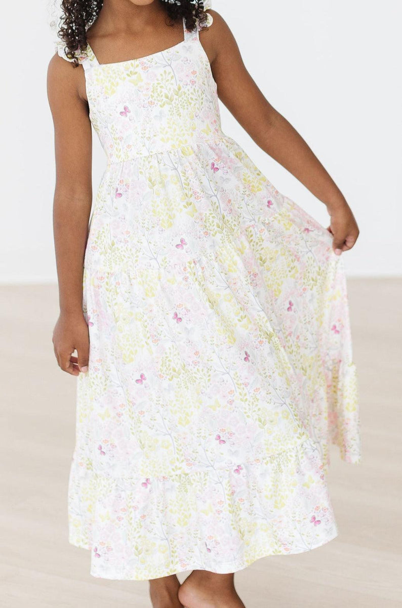 Sunny Days Maxikleid mit Rüschen