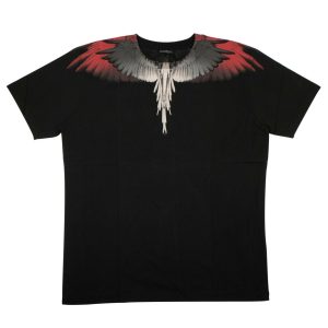 Herren-T-Shirt mit schwarzem Wings-Print