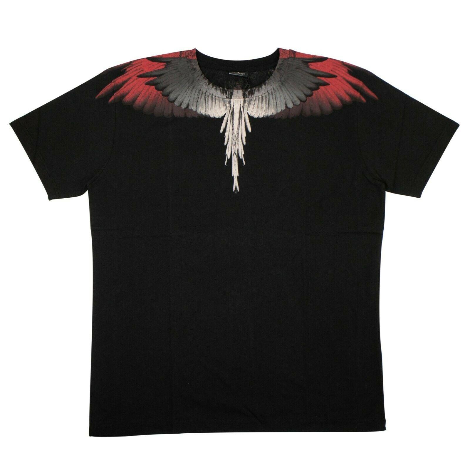 Schwarz Wings Muster T-Shirt für Herren