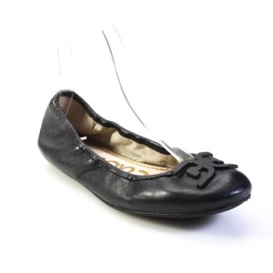 Sam Edelman Ballerinas mit schwarzen Lederverzierungen für Damen