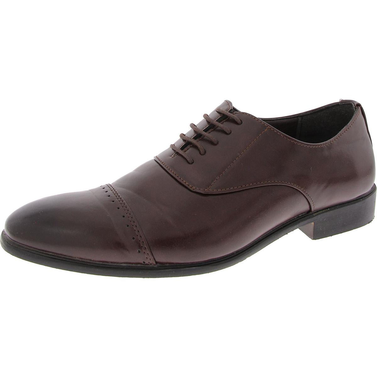 DAMIAN Kunstleder Kappe Toe Oxfords