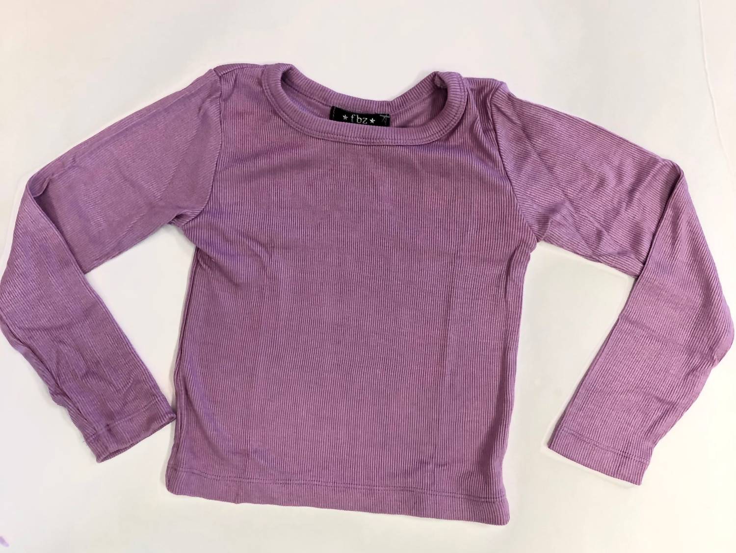 Langarmshirt für Kinder in Lila