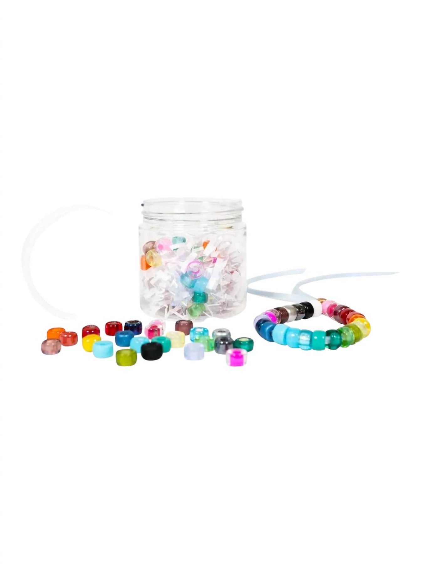 Diy tägliche Perlen Armband Kit in Süßigkeiten Rainbow