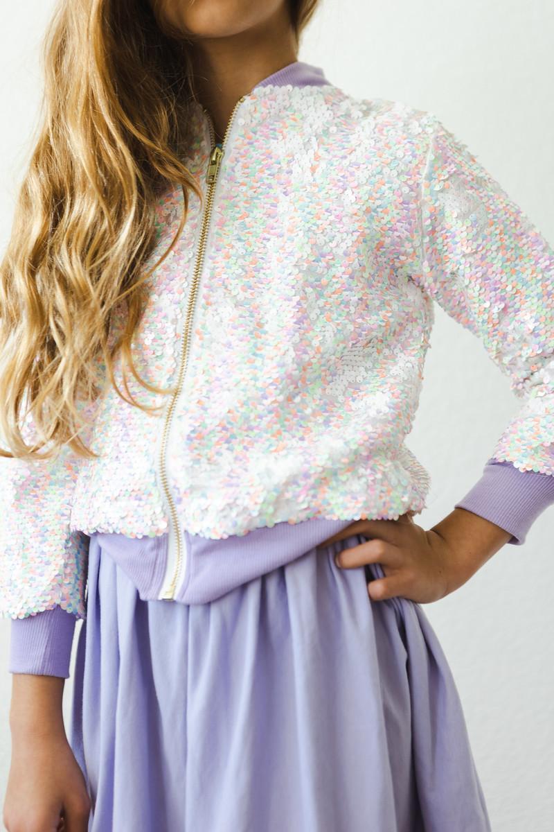 Einhorn Flip Pailletten Jacke