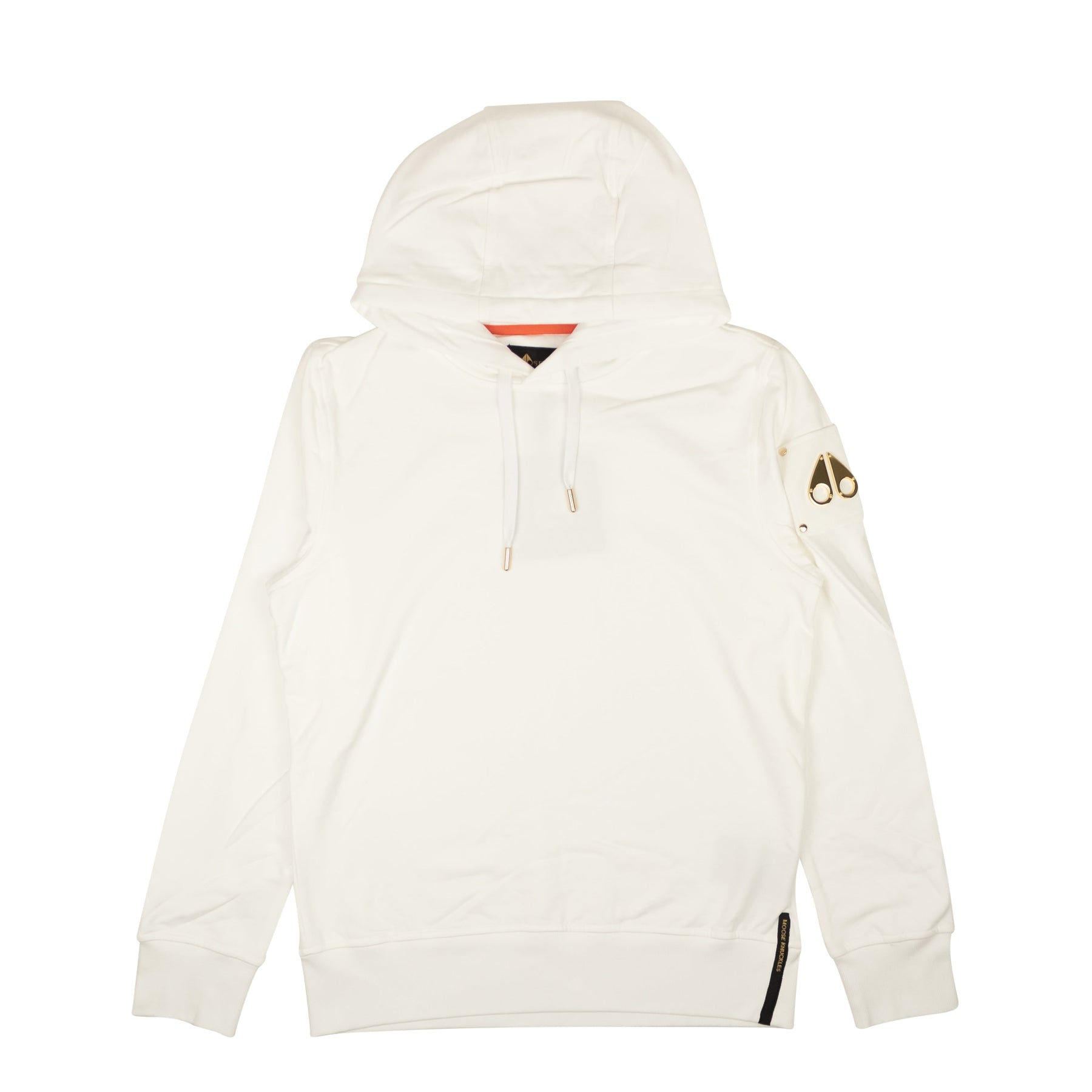 Herren Weiß Baumwolle Foxley Kapuzenpullover