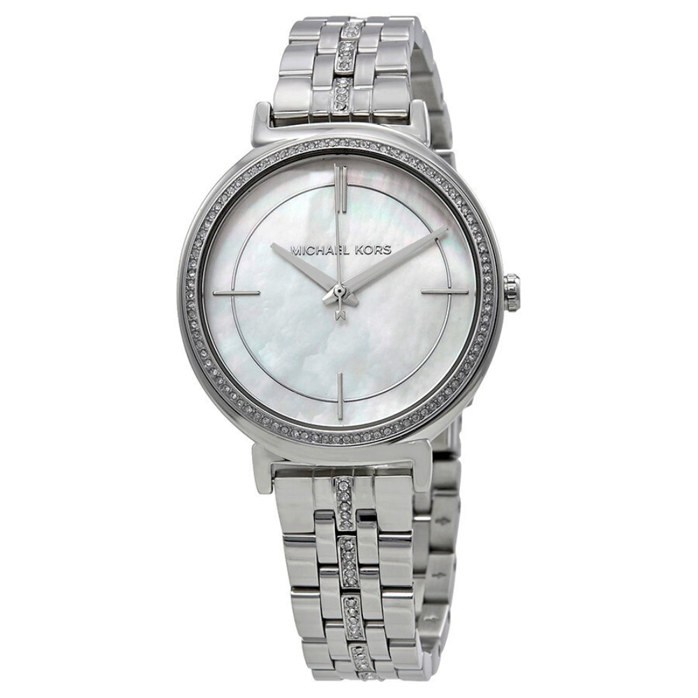 Michael Kors Cinthia MK3641 Damen Silber Quarz 33MM Uhr