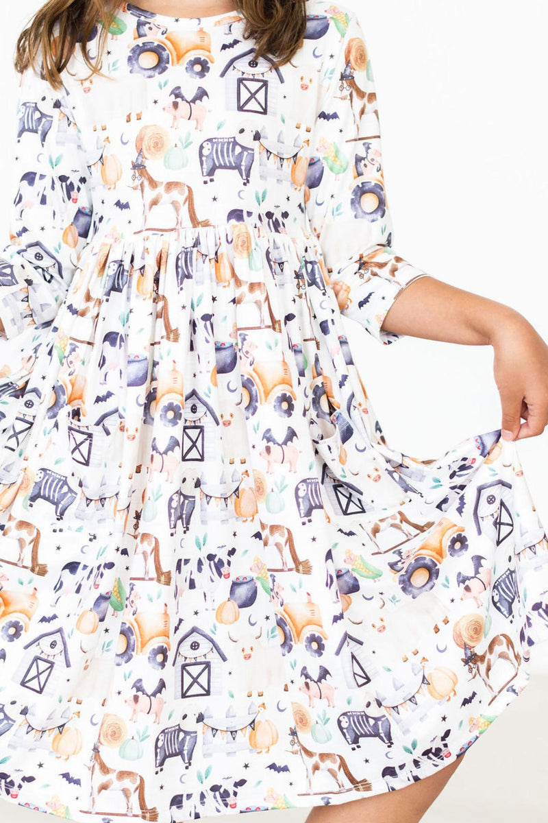 Bleiben Sie spooky Tasche Twirl Kleid
