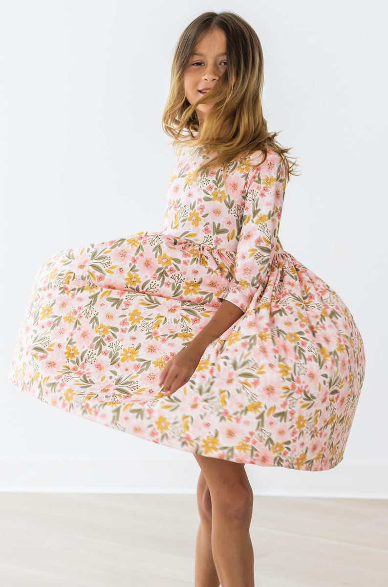 Hübsche Peachy Twirl Kleid