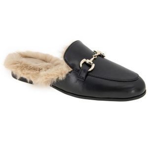 Zorie Imitat Leder Loafer Slide Hausschuhe