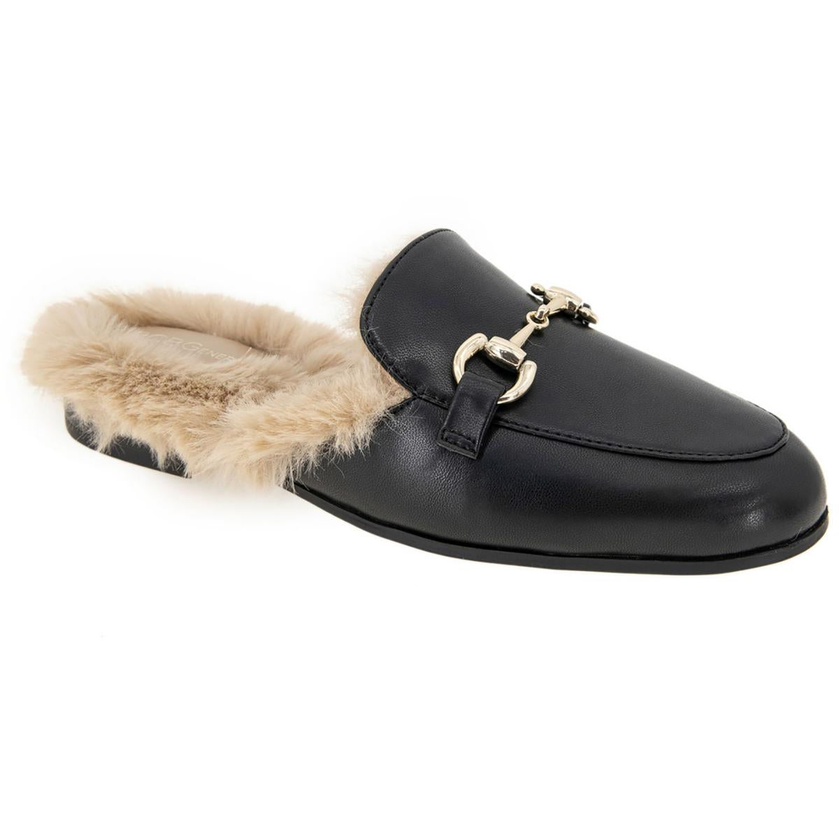 Zorie Imitat Leder Loafer Slide Hausschuhe